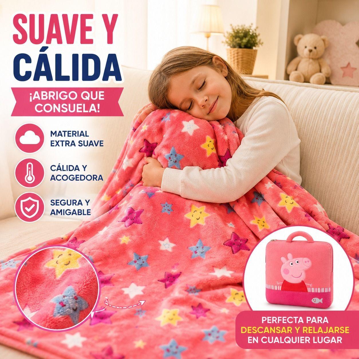 Manta Infantil 2 en 1 con Maleta Integrada-6
