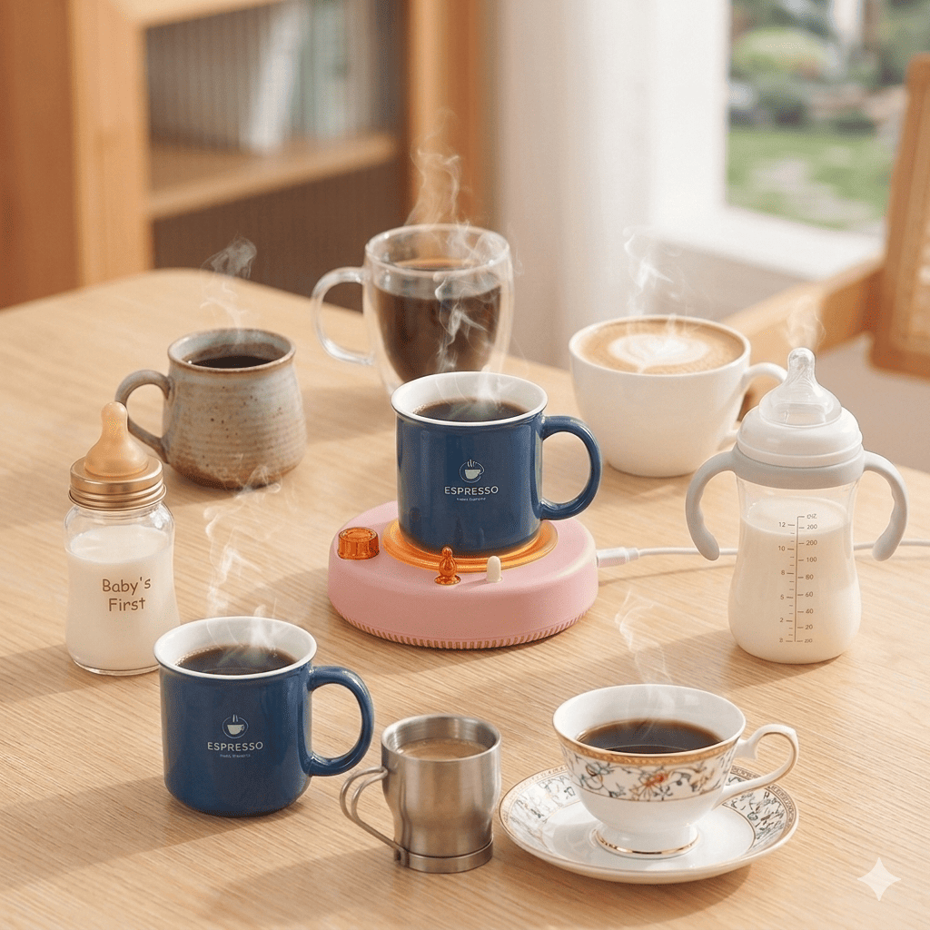 Calentador De Tazas Y Mamaderas Con Mezcla Magn tica Premium-6