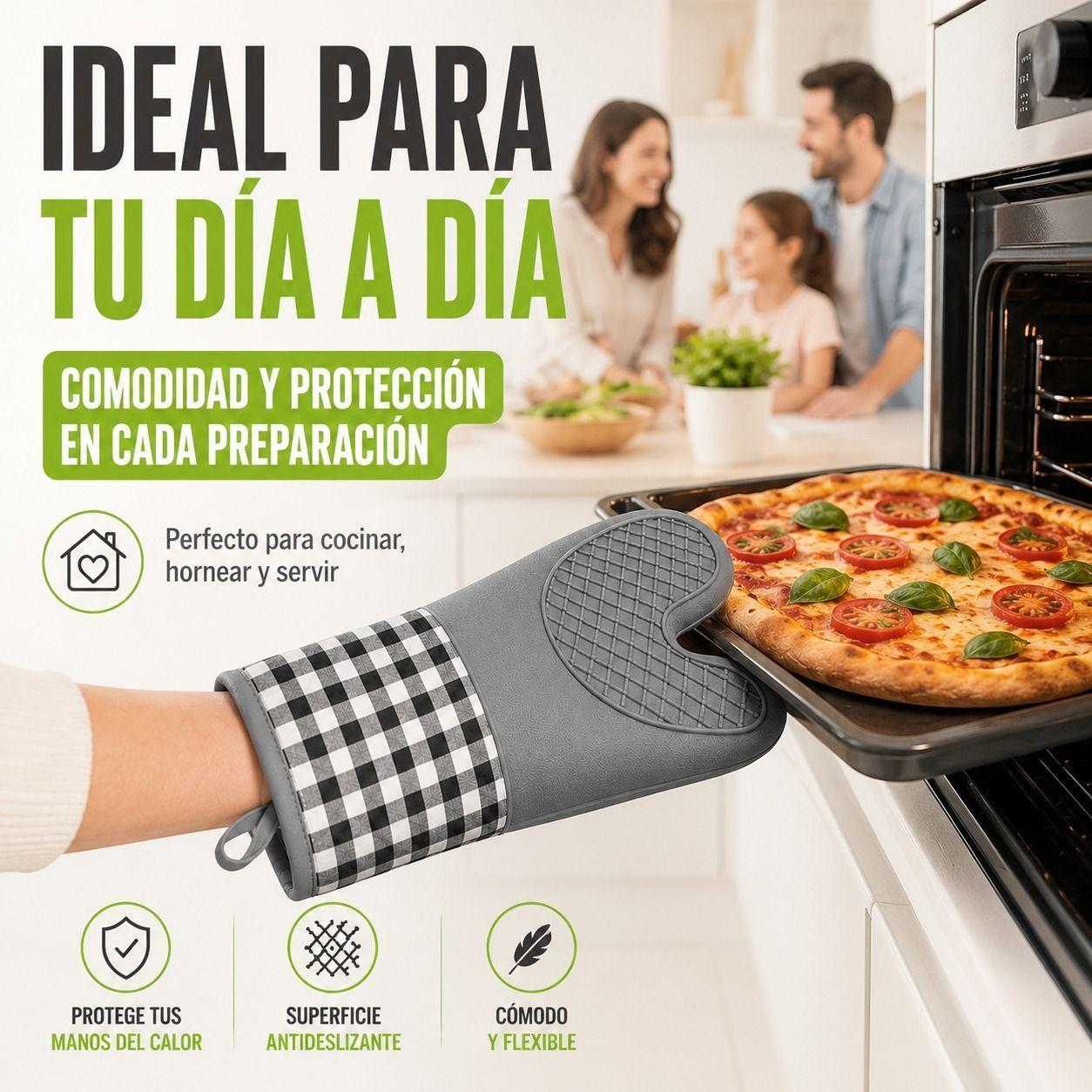 Guante Termico de Silicona Premium Proteccion Absoluta y Agarre Antideslizante-6