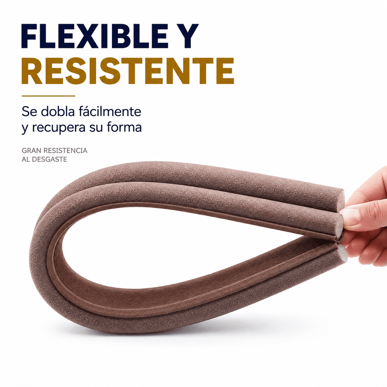 Burlete Doble Aislante para Puertas Cafe Aislante Frío, Bichos y Polvo-6