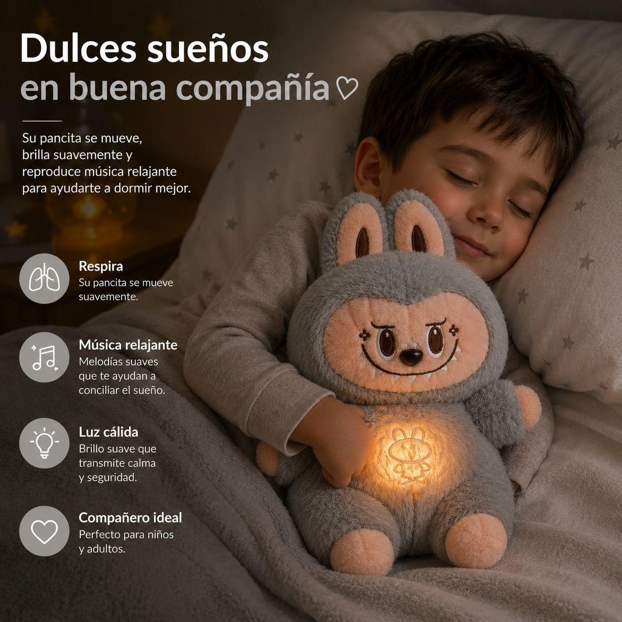 PELUCHE DE RESPIRACION RITMICA XL 36 CMS-1