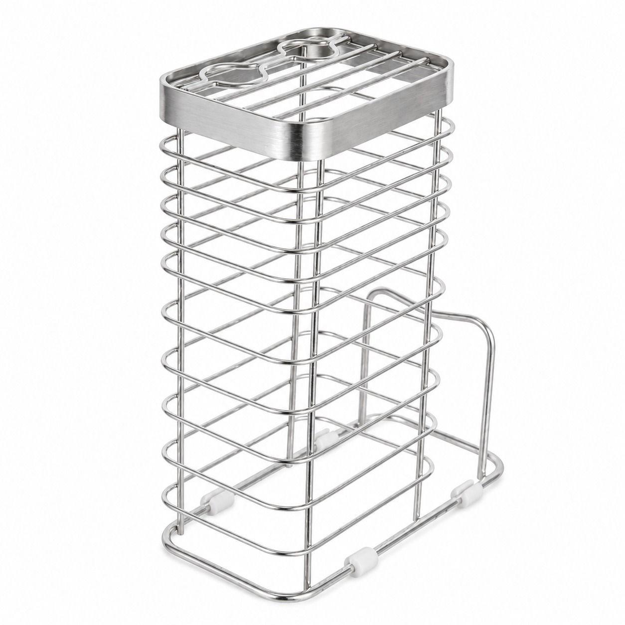 Organizador de Cuchillos y Tabla de Cocina en Acero Inoxidable-4