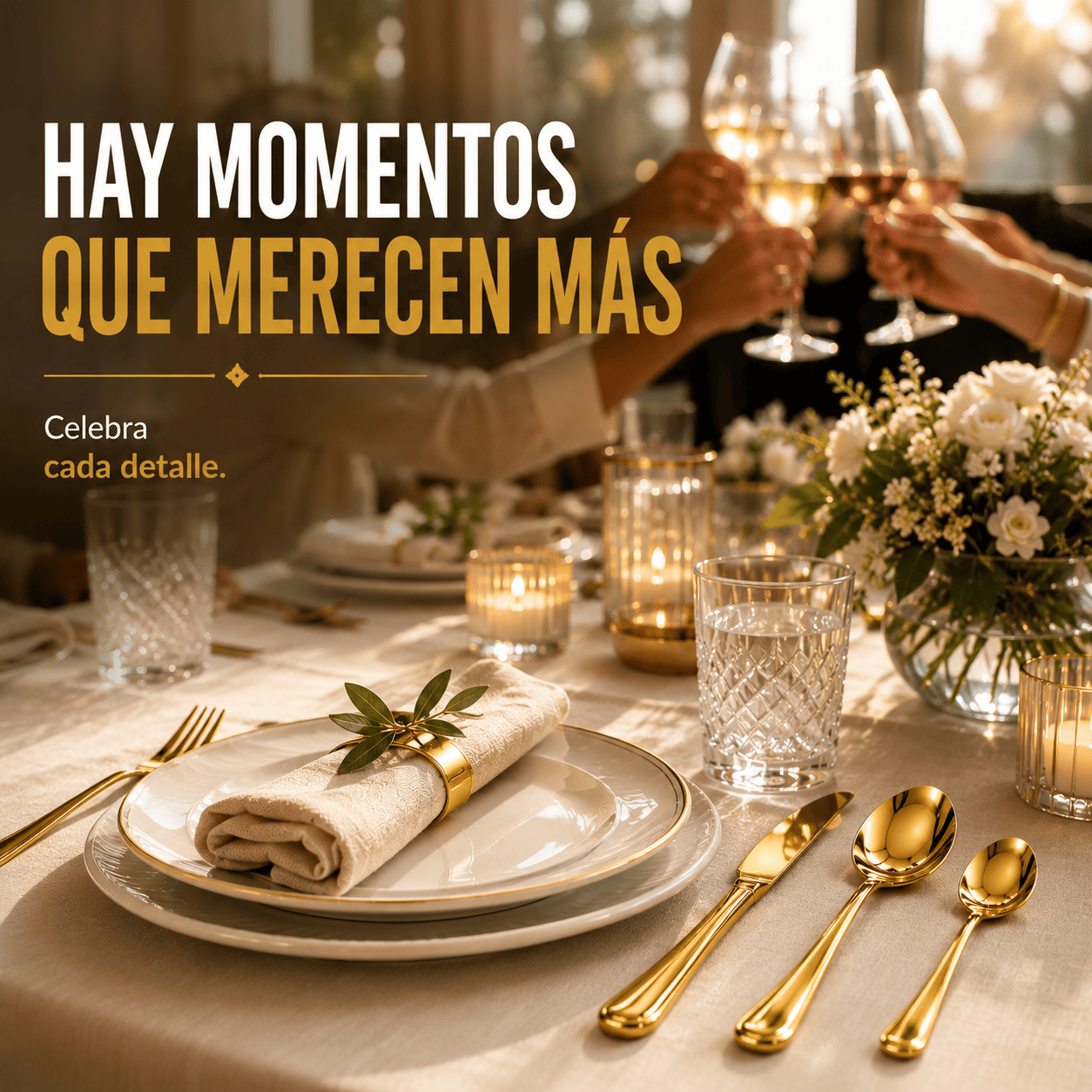 Juego de Cubiertos Dorados Luxe 24 Piezas con Malet n Premium para 6 Personas-8