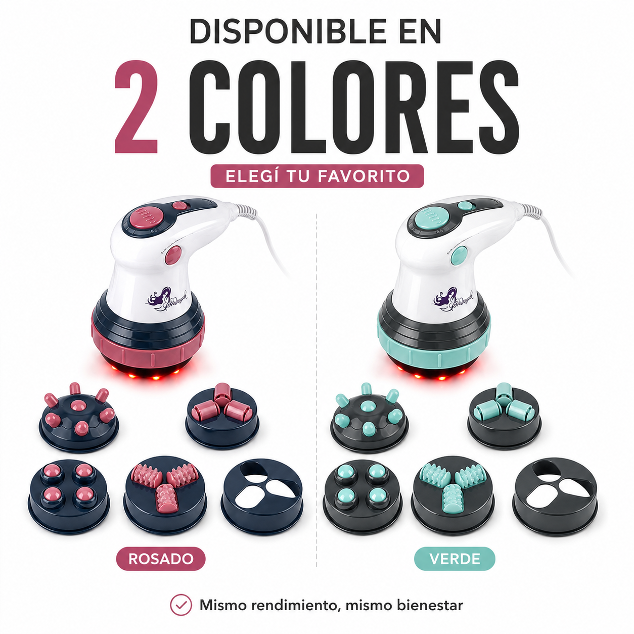 Masajeador Anticelulítico Infrarrojo Reductor 4 Cabezales-9