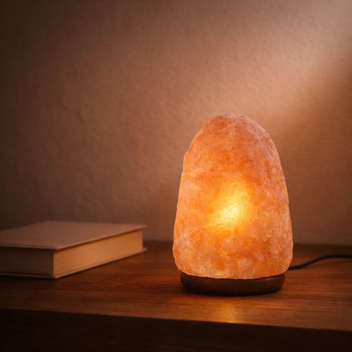 Lampara de Sal del Himalaya, Natural para una Calma Profunda-2