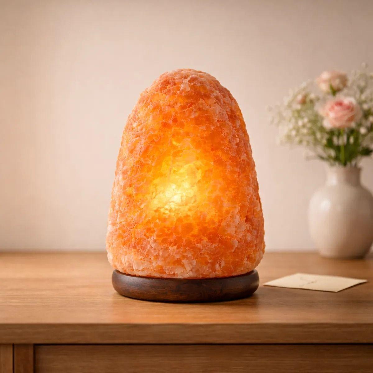 Lampara de Sal del Himalaya, Natural para una Calma Profunda-4