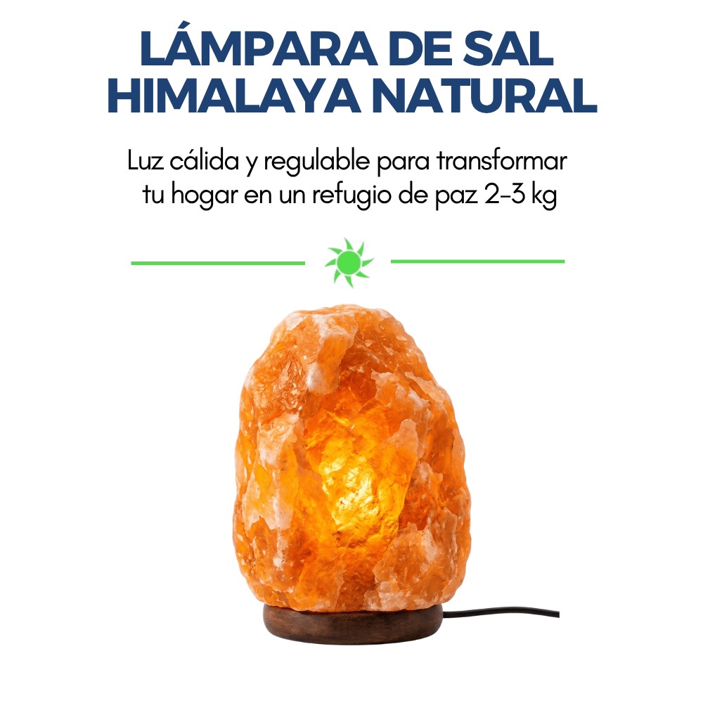 Lampara de Sal del Himalaya, Natural para una Calma Profunda-1