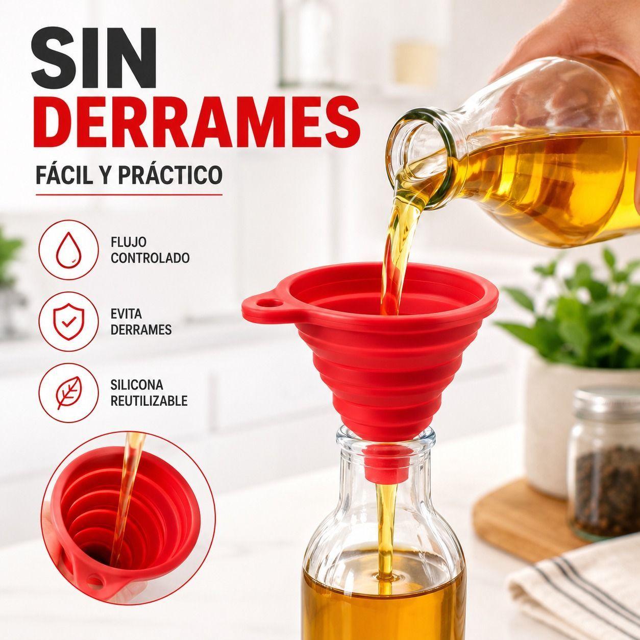 Embudo Plegable de Silicona Reutilizable-6