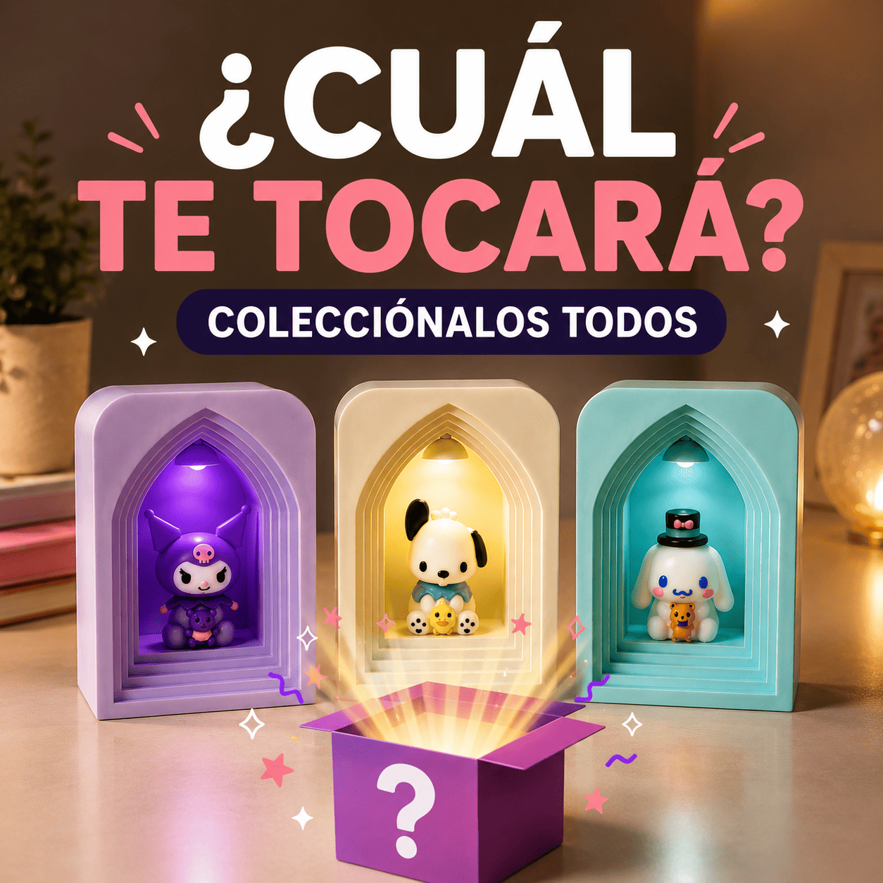 Mini Lámpara LED Decorativa Sanrio Colección Espantacucos-5