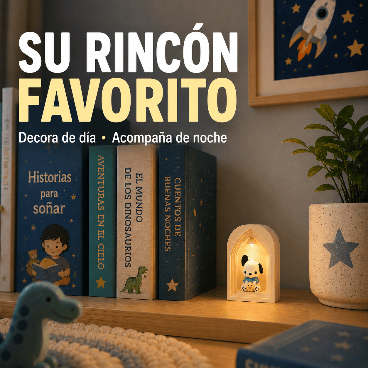 Mini Lámpara LED Decorativa Sanrio Colección Espantacucos-7