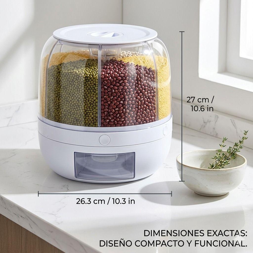 Dispensador Rotativo Multigrano 7L El Fin Del Caos En Tu Cocina-7