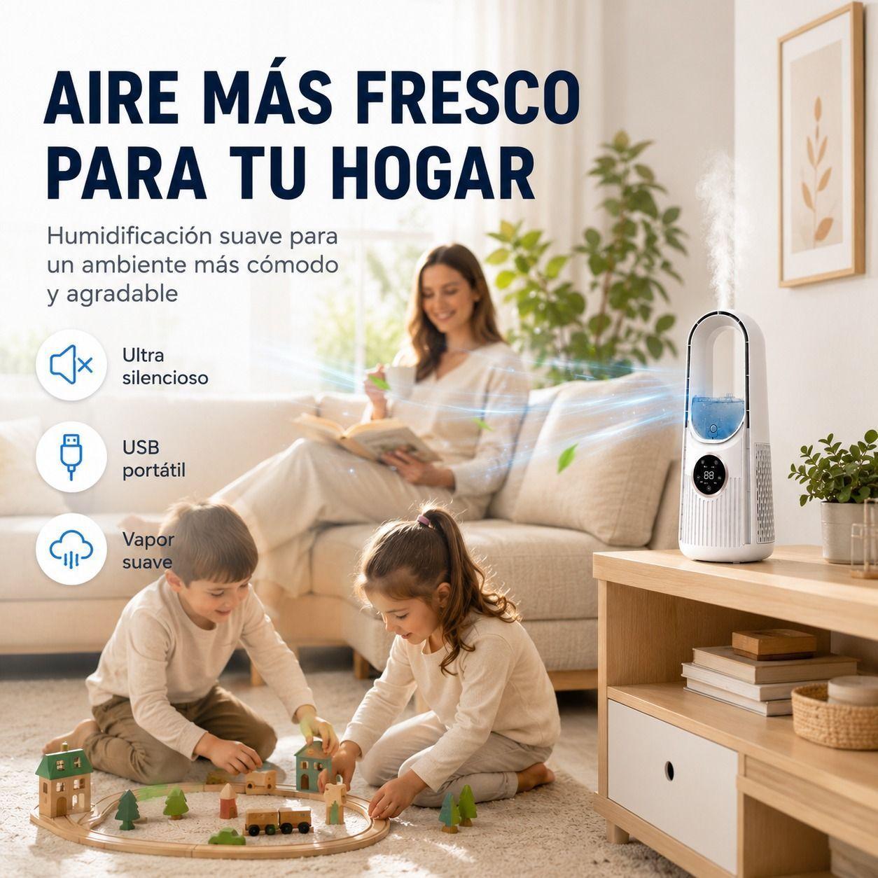 Humidificador y Purificador de Aire Port til Air Multip Confort y Estilo Moderno-2