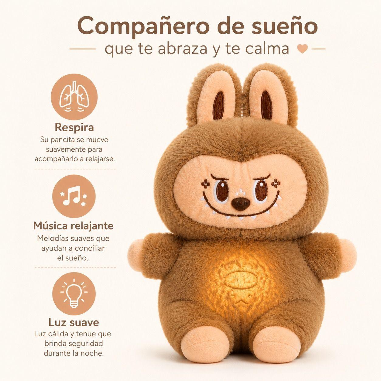 PELUCHE CAFE DE RESPIRACION RITMICA XL 36CM-2