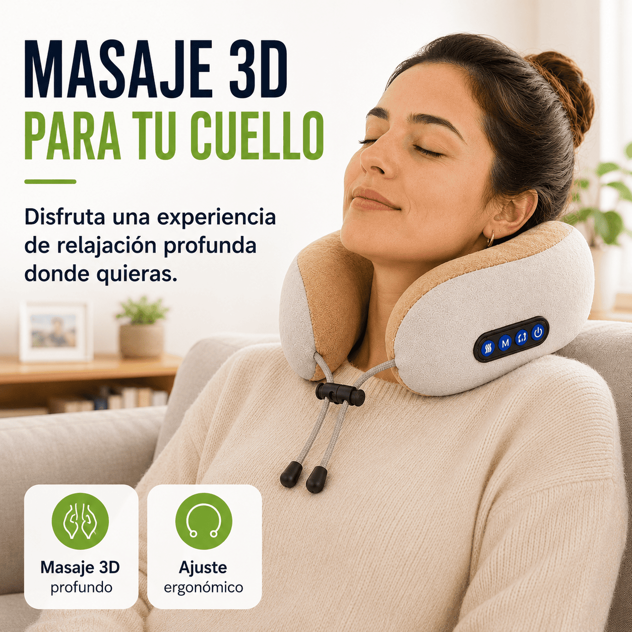 Masajeador Cervical Inteligente con Terapia de Calor Relajacion al Instante-2