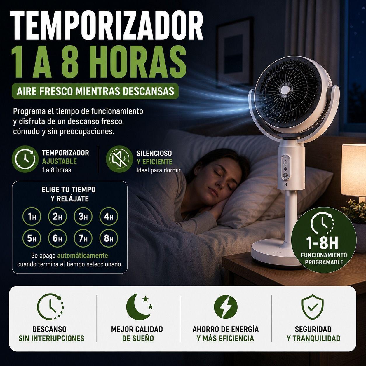 Ventilador Circulador de Aire 3 en 1 con Control Remoto-6