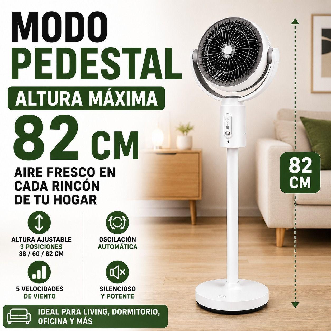Ventilador Circulador de Aire 3 en 1 con Control Remoto-2