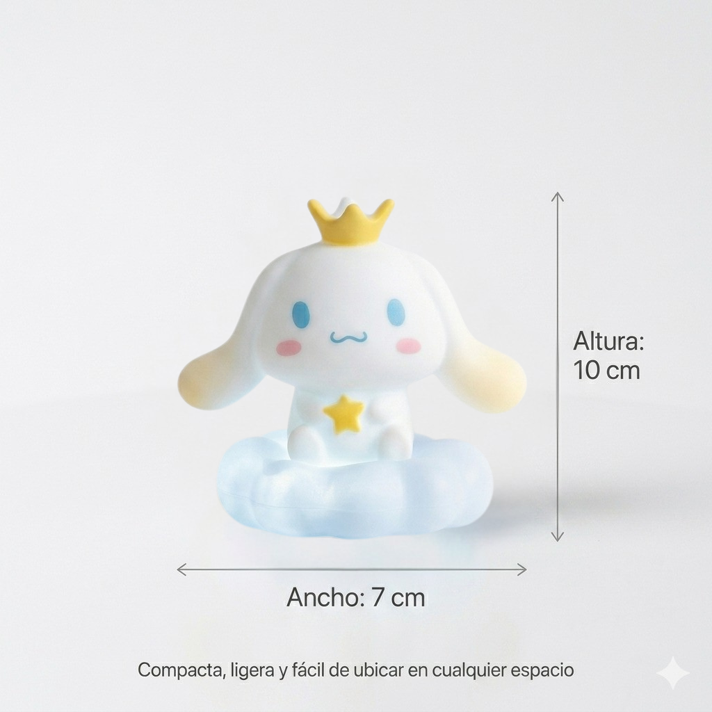 Mini Lampara Led Sanrio Kawaii Luz Nocturna Coleccionable-5