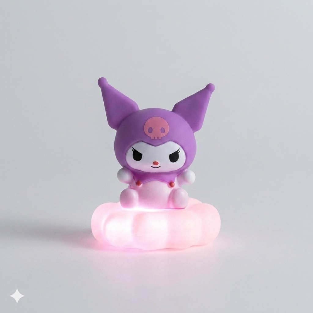 Mini Lampara Led Sanrio Kawaii Luz Nocturna Coleccionable-9