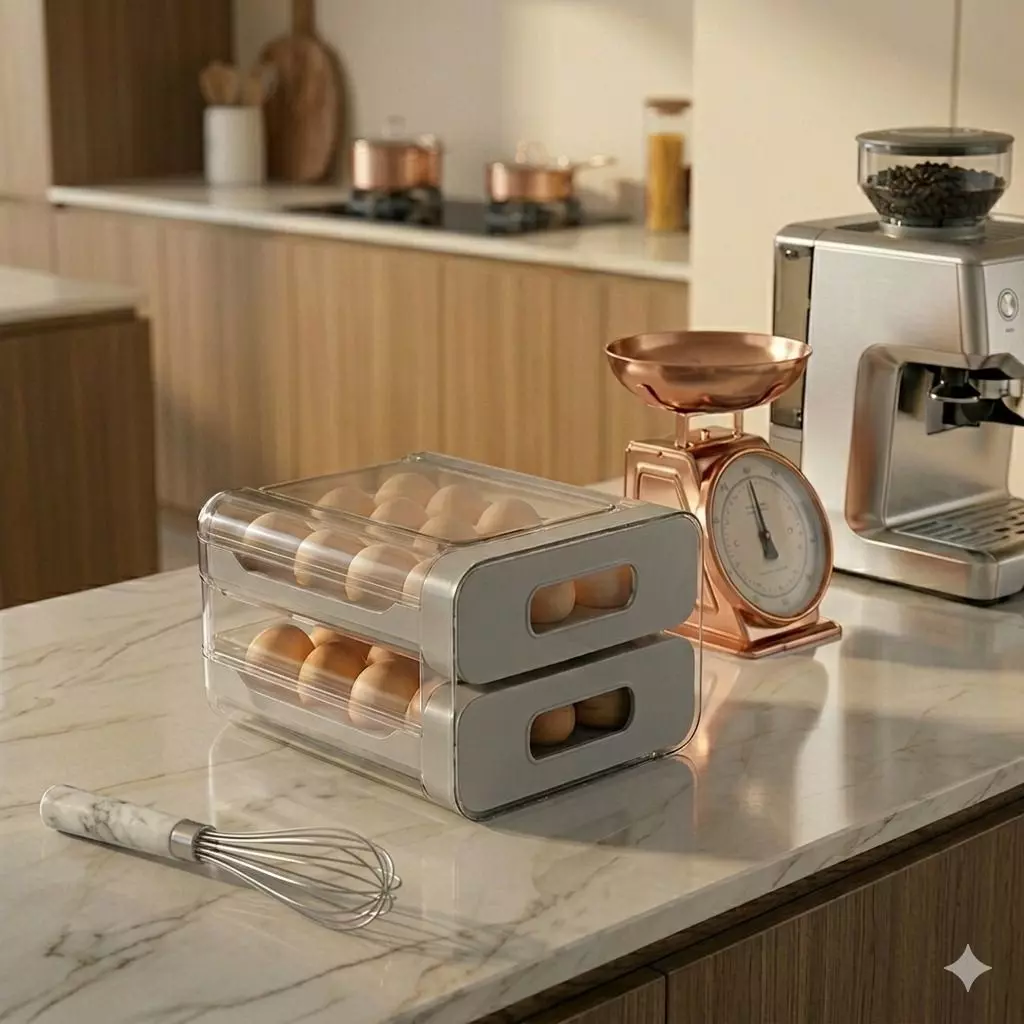 Organizador de Huevos Premium Maximiza el Espacio de tu Cocina-6