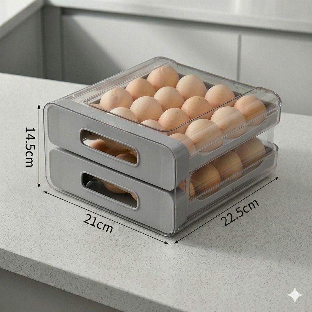 Organizador de Huevos Premium Maximiza el Espacio de tu Cocina-7