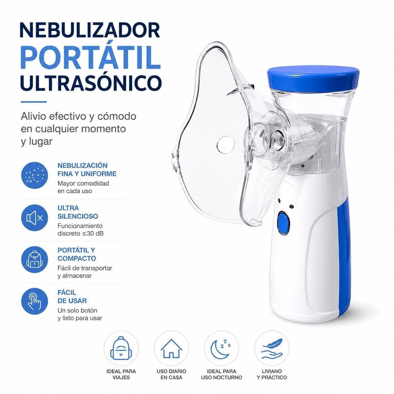 NEBULIZADOR PORTATIL ULTRASONICO MESH-6