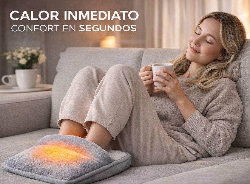 Calienta Pies y Almohadilla Termica USB Premium Confort Instantaneo 4 en 1-8