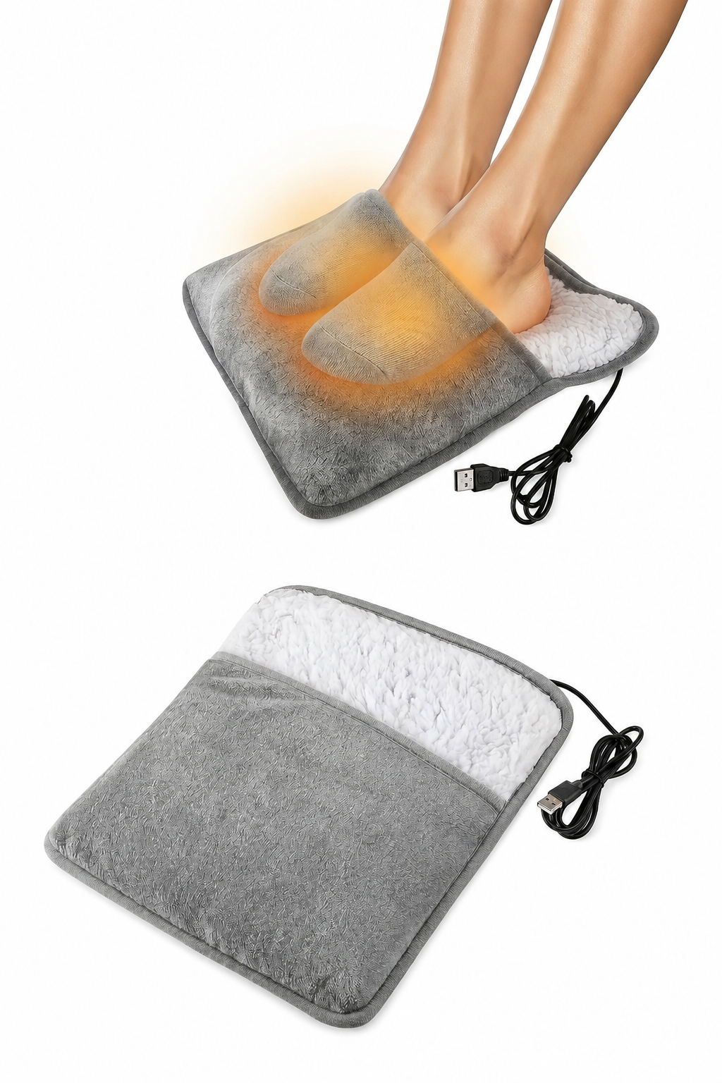 Calienta Pies y Almohadilla Termica USB Premium Confort Instantaneo 4 en 1-9