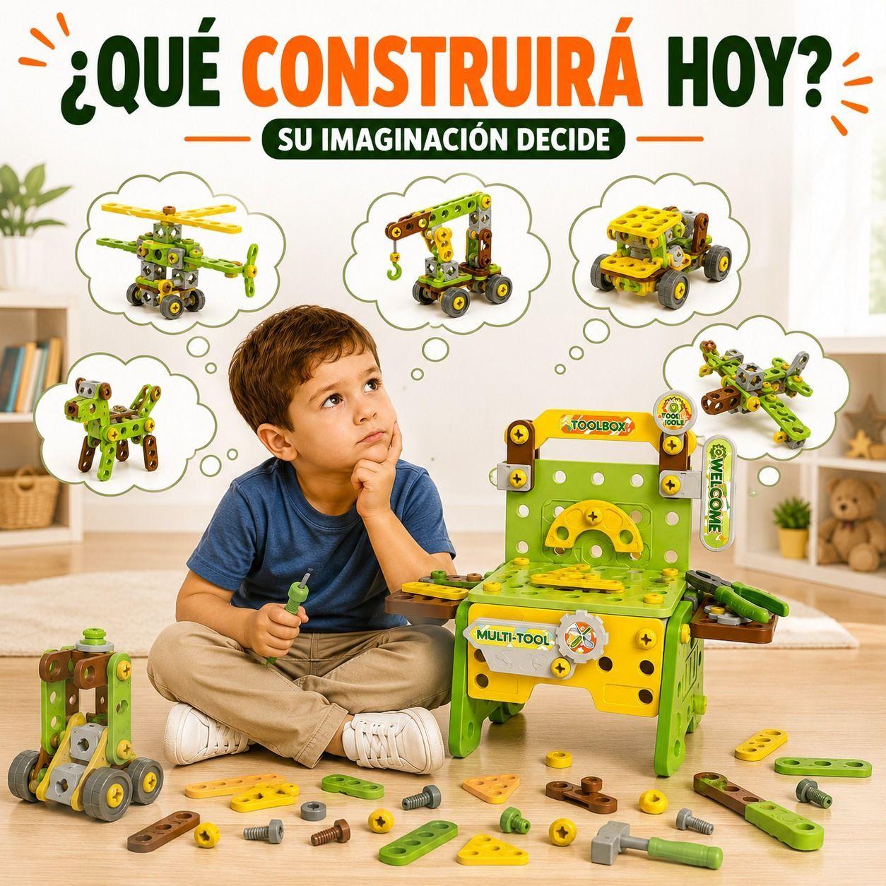 Banco de Herramientas Infantil 143 Piezas-6