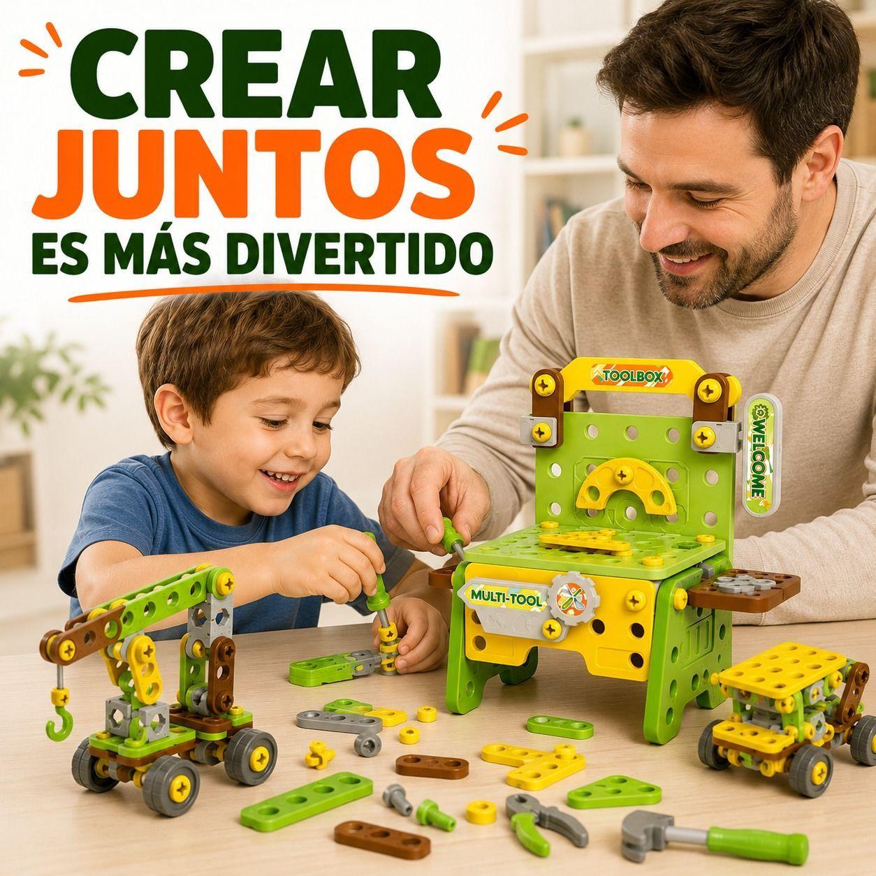 Banco de Herramientas Infantil 143 Piezas-7