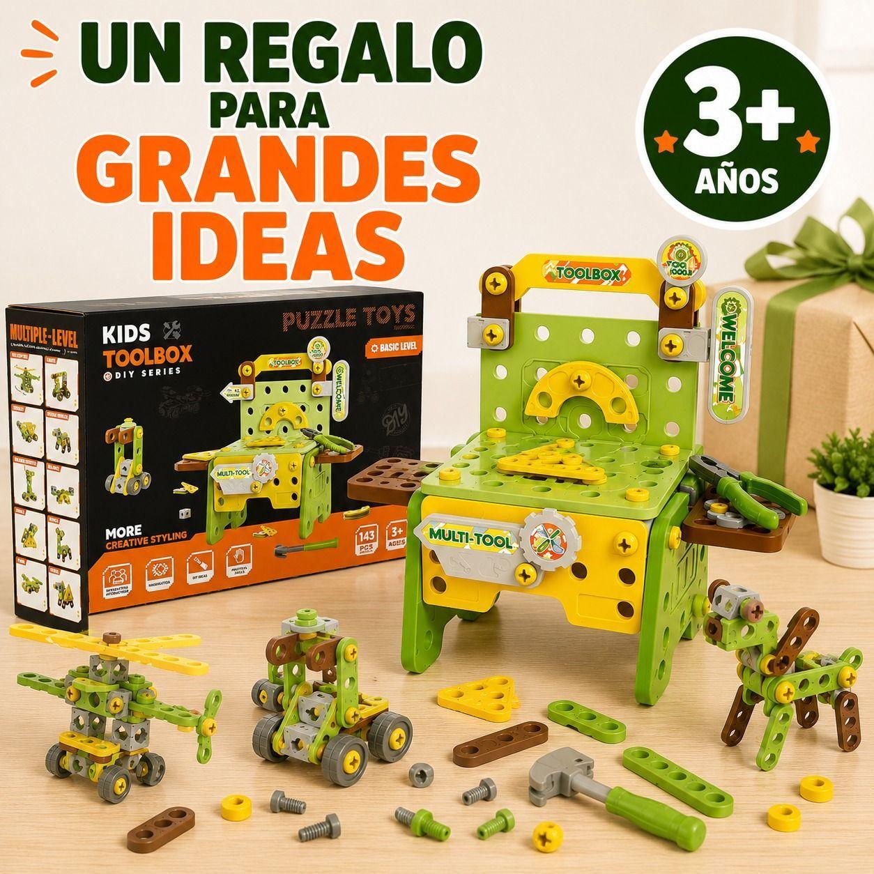 Banco de Herramientas Infantil 143 Piezas-8