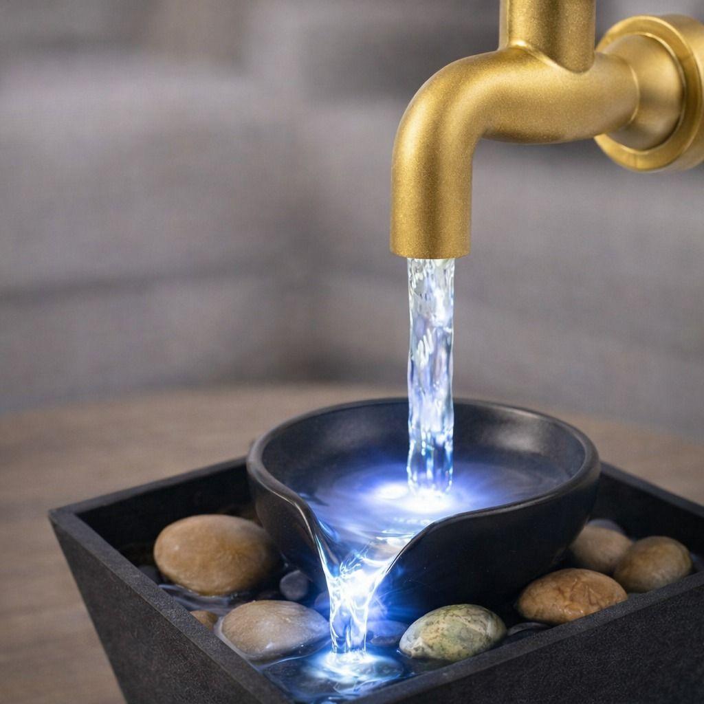Fuente de Agua Pausa Vital Fuente de mesa tipo levitacion magnetica-3