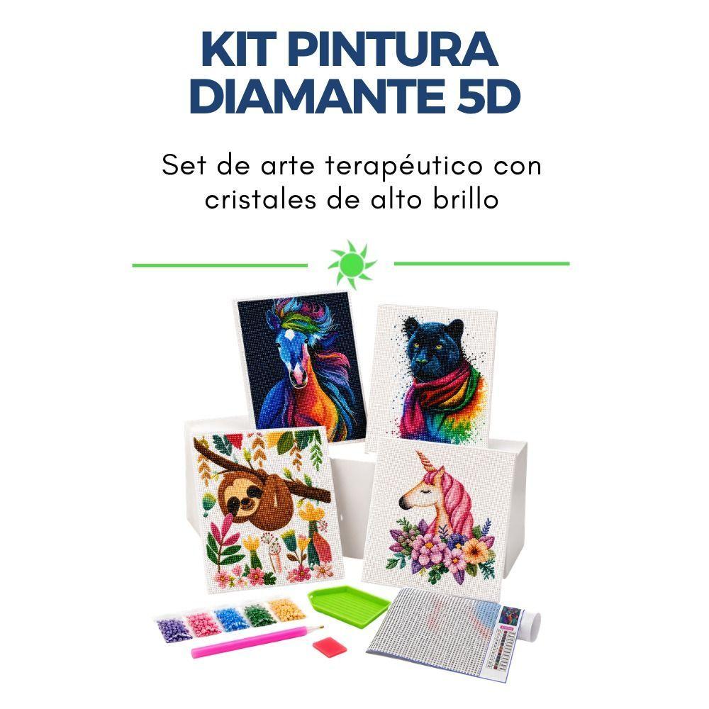 Kit Pintura Diamante 5D DIY 20x20 cm Transforma tu Tiempo en Brillo y Arte-1
