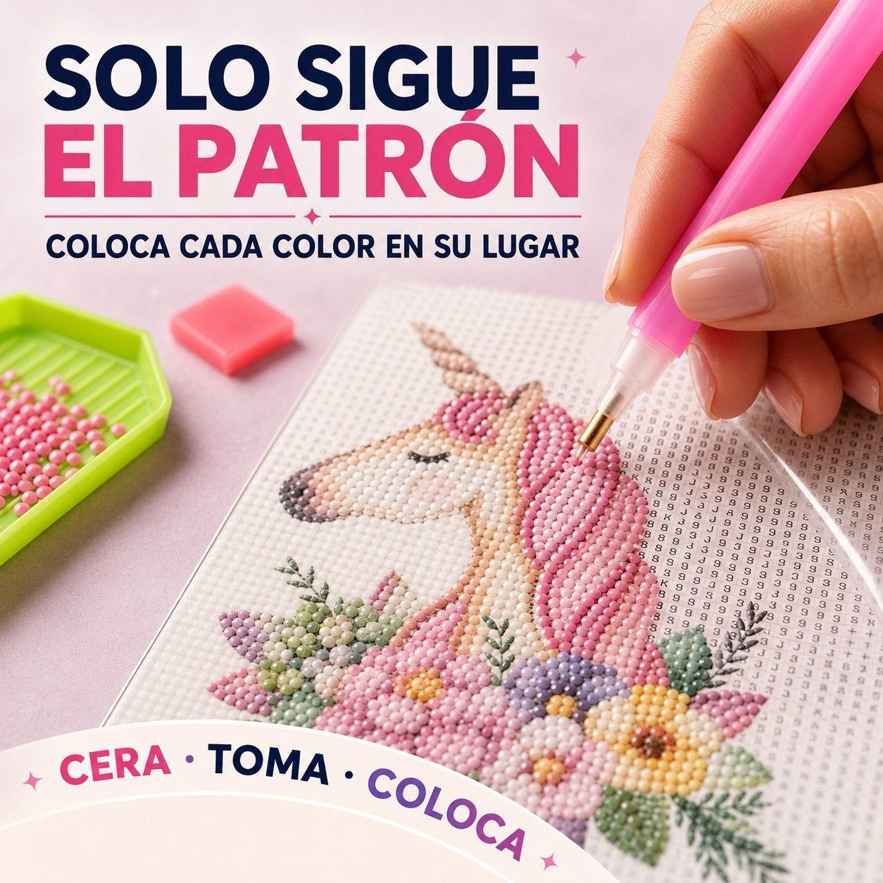 Kit Pintura Diamante 5D DIY 20x20 cm Transforma tu Tiempo en Brillo y Arte-3