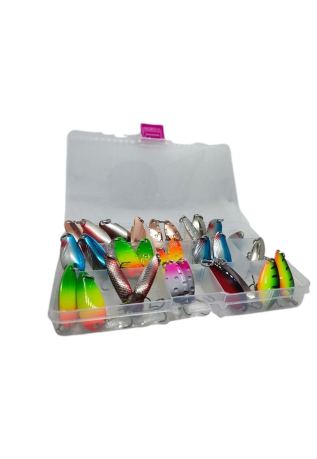 Set De 30 Señuelo De Pesca Cuchara Río Y Lago-1