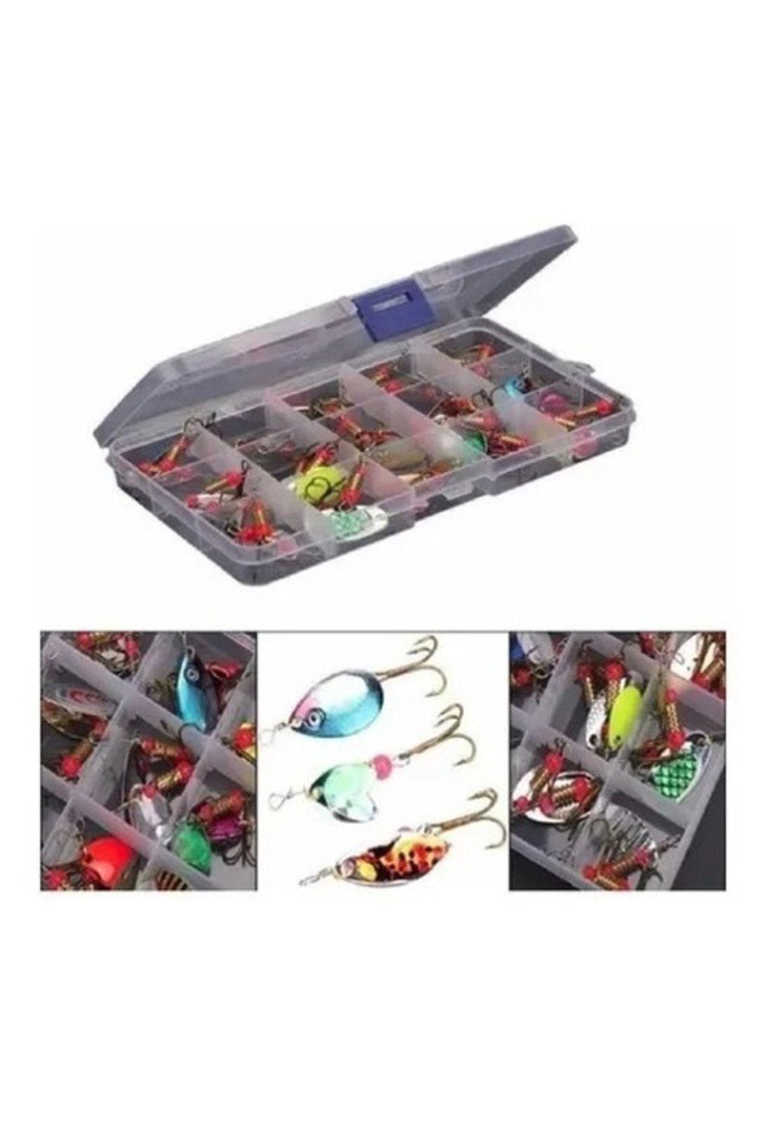 Set De 30 Señuelo De Pesca Cuchara Río Y Lago-5