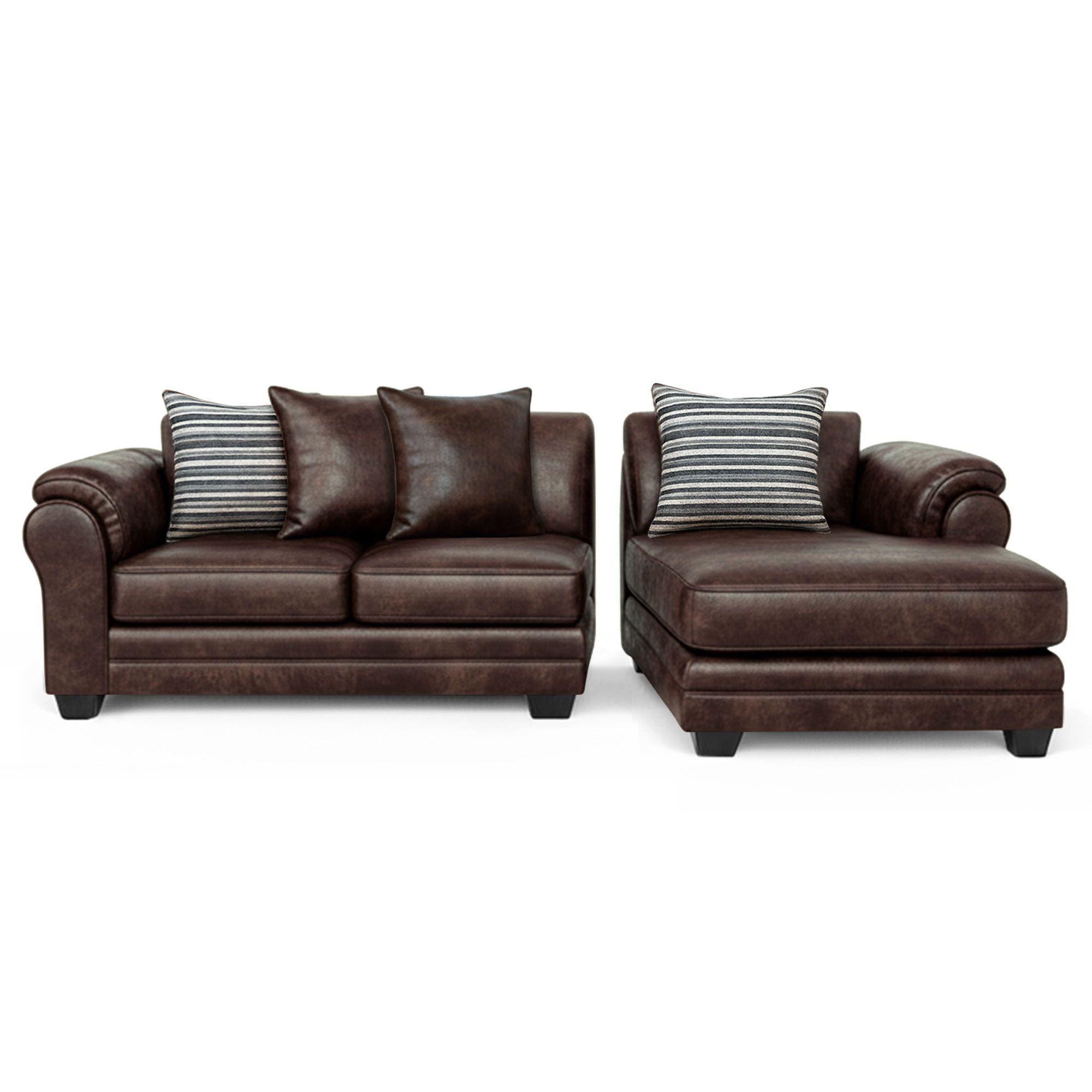 Sofá Seccional 4 Cuerpos XL Con Resorte Estructural Grandón Envejecido-2