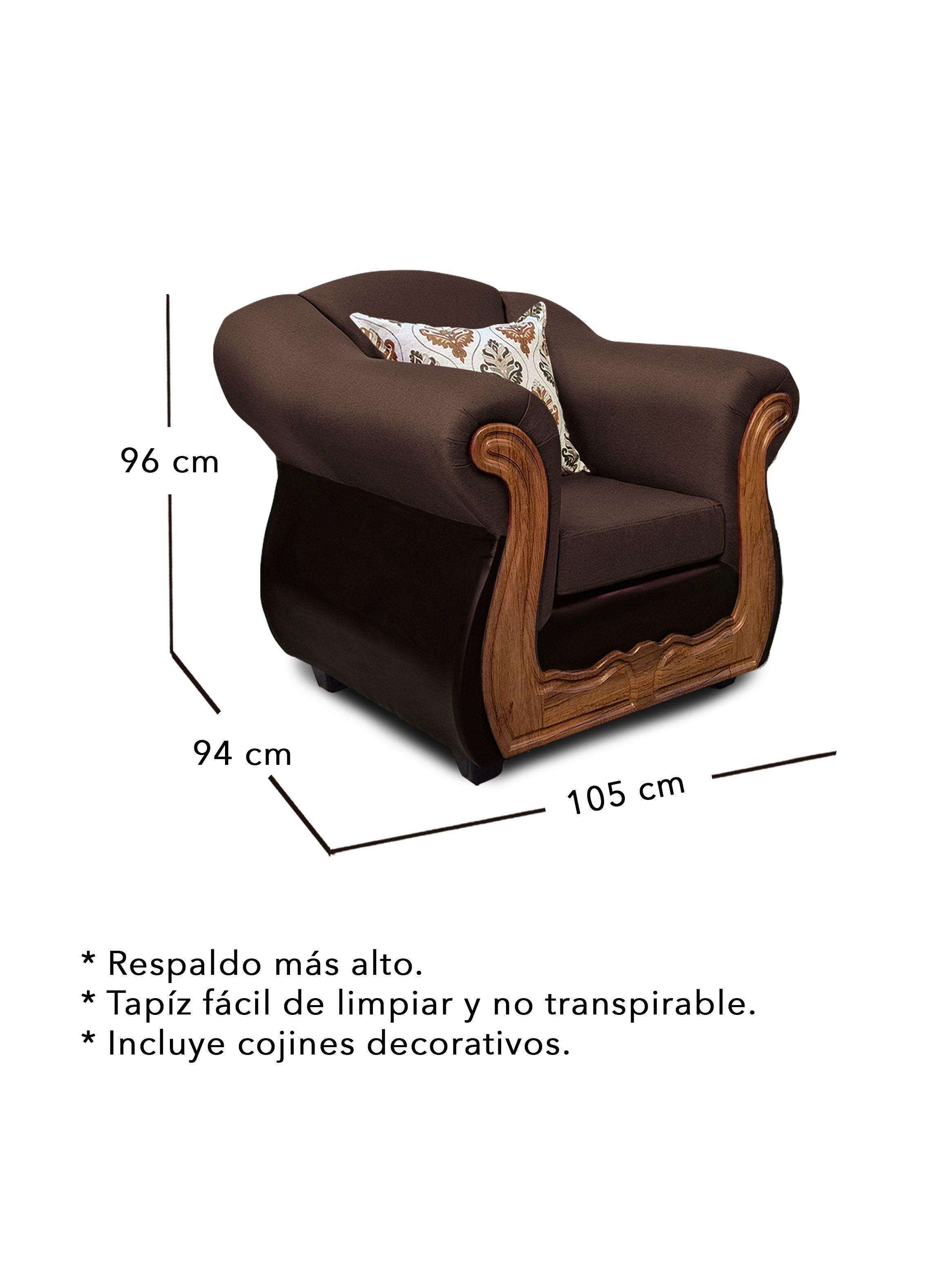 Living 4+1+1 Grand Búfalo Mixto PU + Chenille X-3