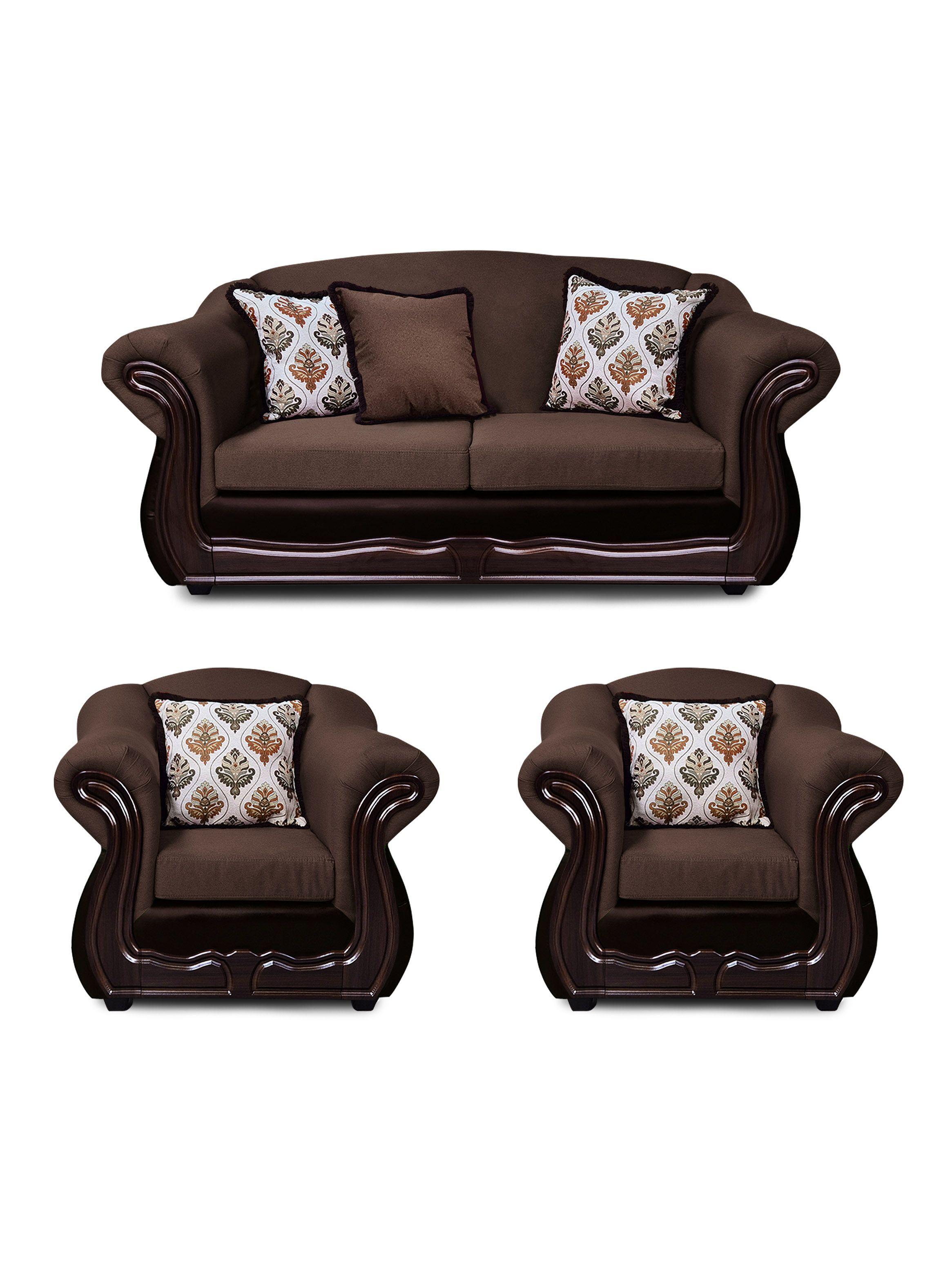 Living 3+1+1 Grand Búfalo Mixto PU + Chenille -0