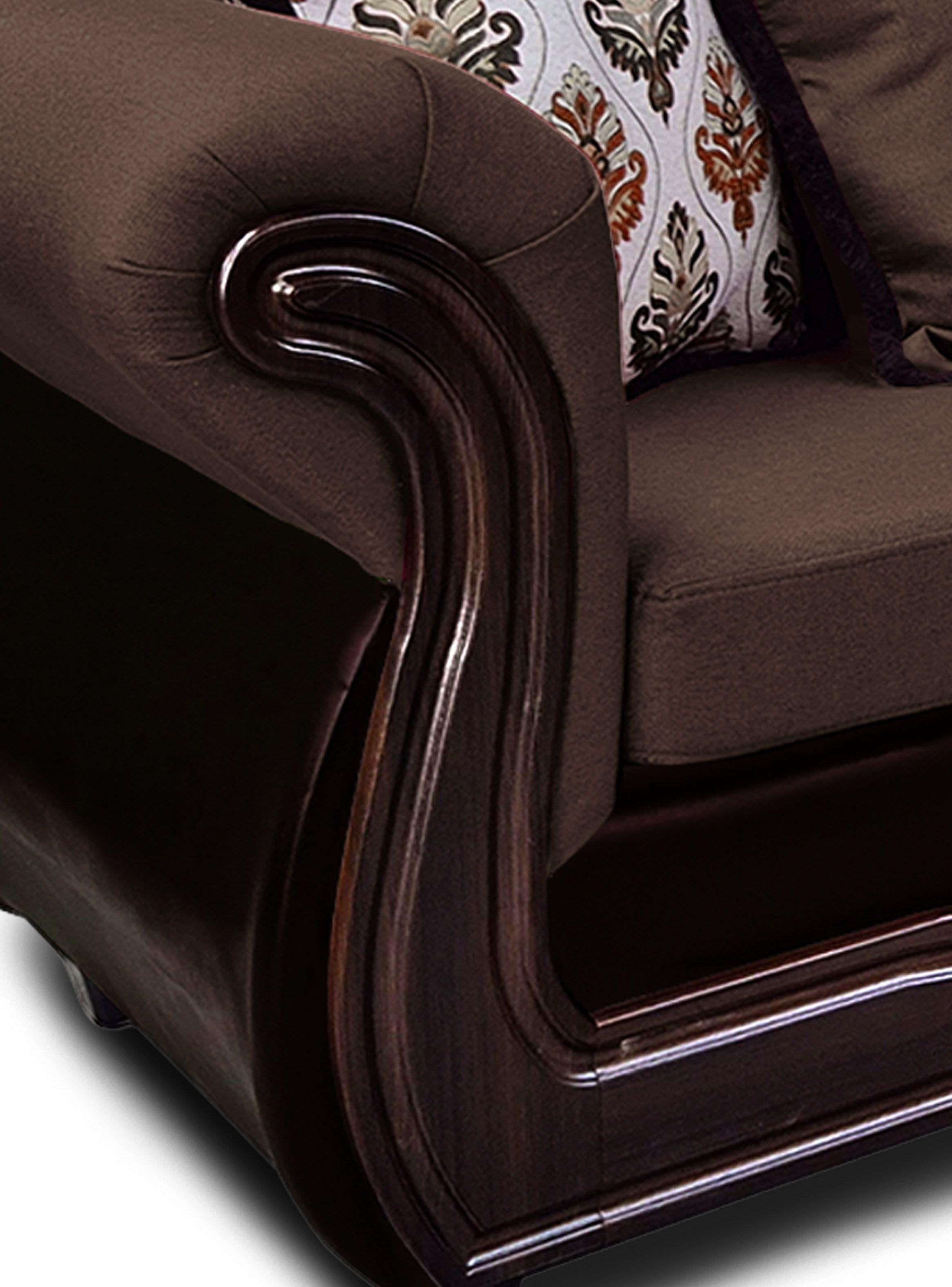 Living 3+1+1 Grand Búfalo Mixto PU + Chenille -1