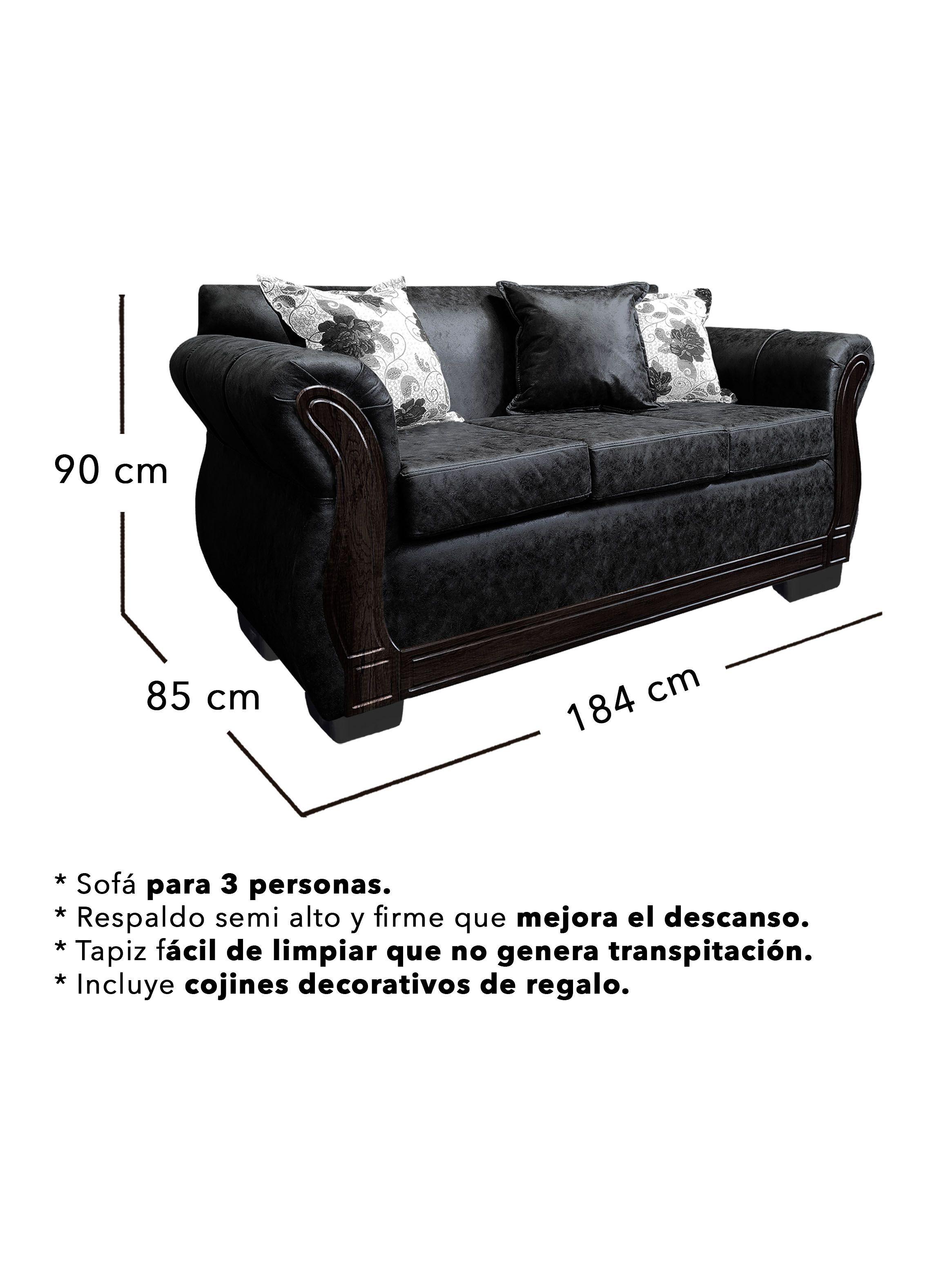 Living Con Resorte Estructural 7 Cuerpos 3+2+1+1 Lisbon Envejecido  -2
