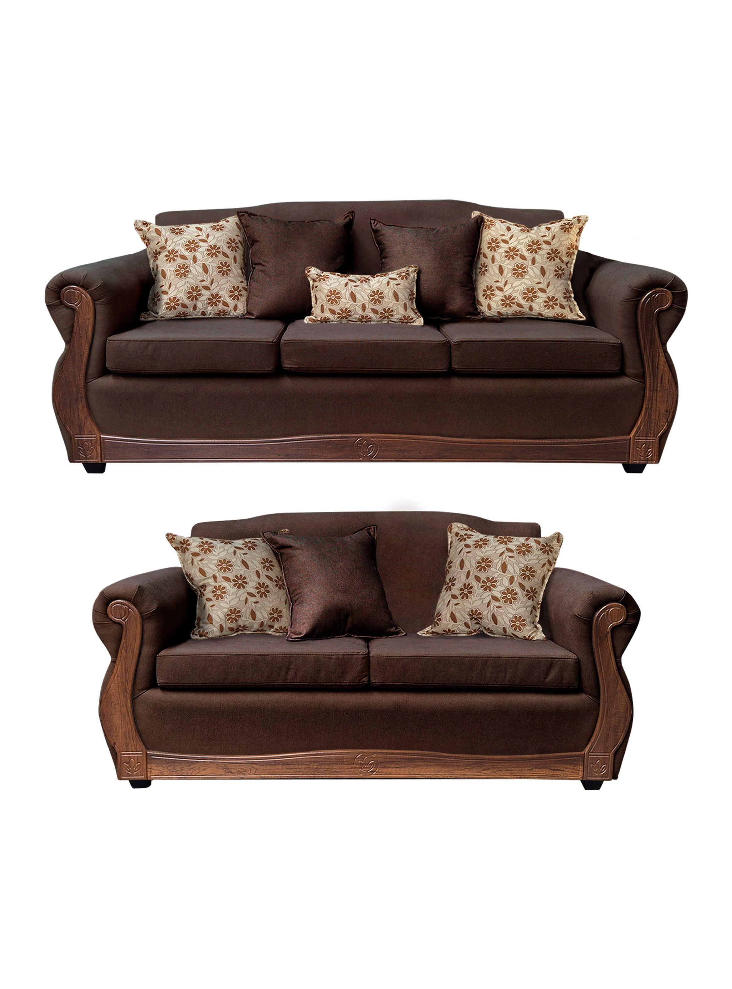 Living Con Resorte Estructural 7 Cuerpos 4+3 Gran Santi Chenille X-0