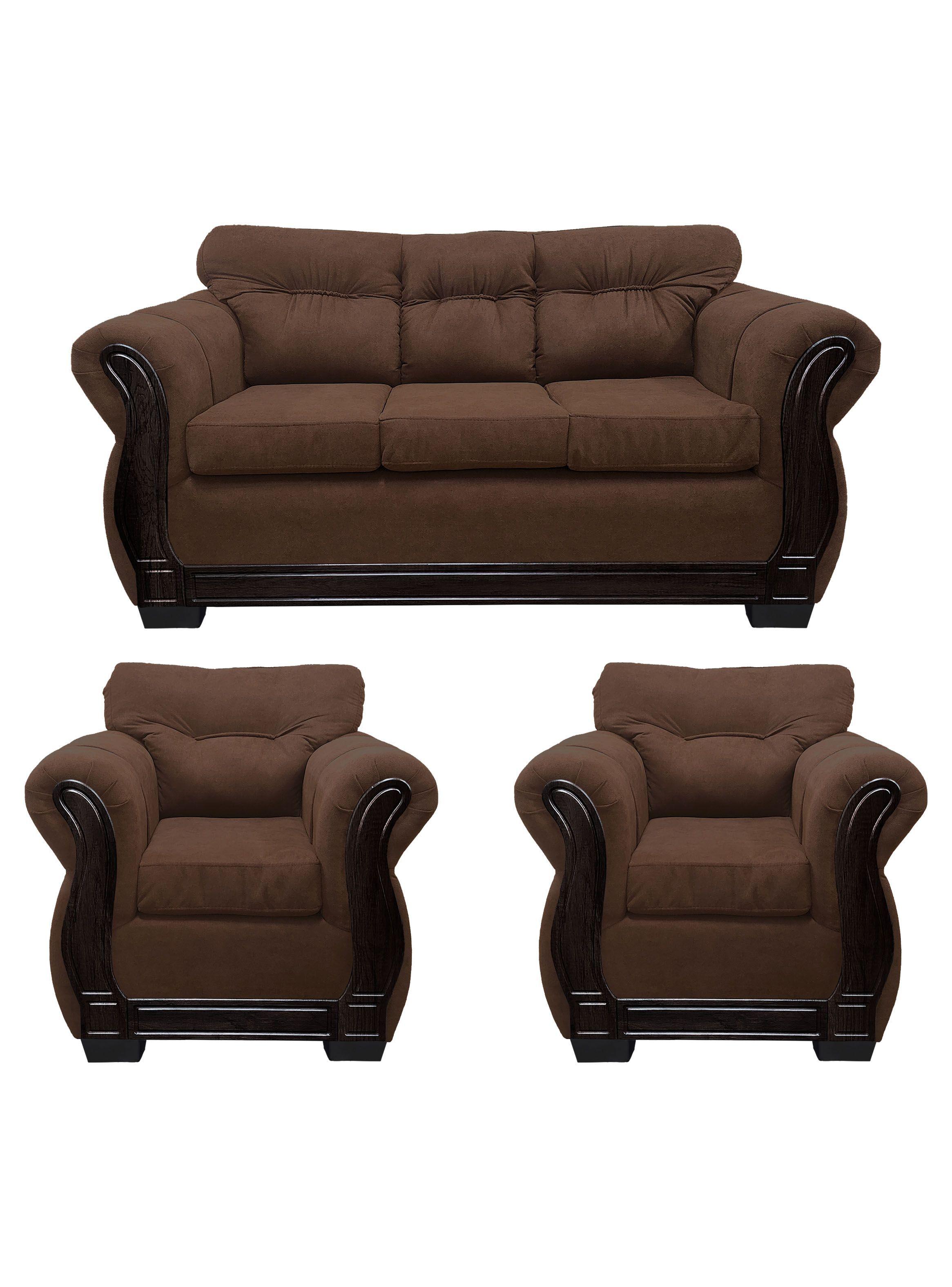 Living 3+1+1 Taurus Chenille Premium-0