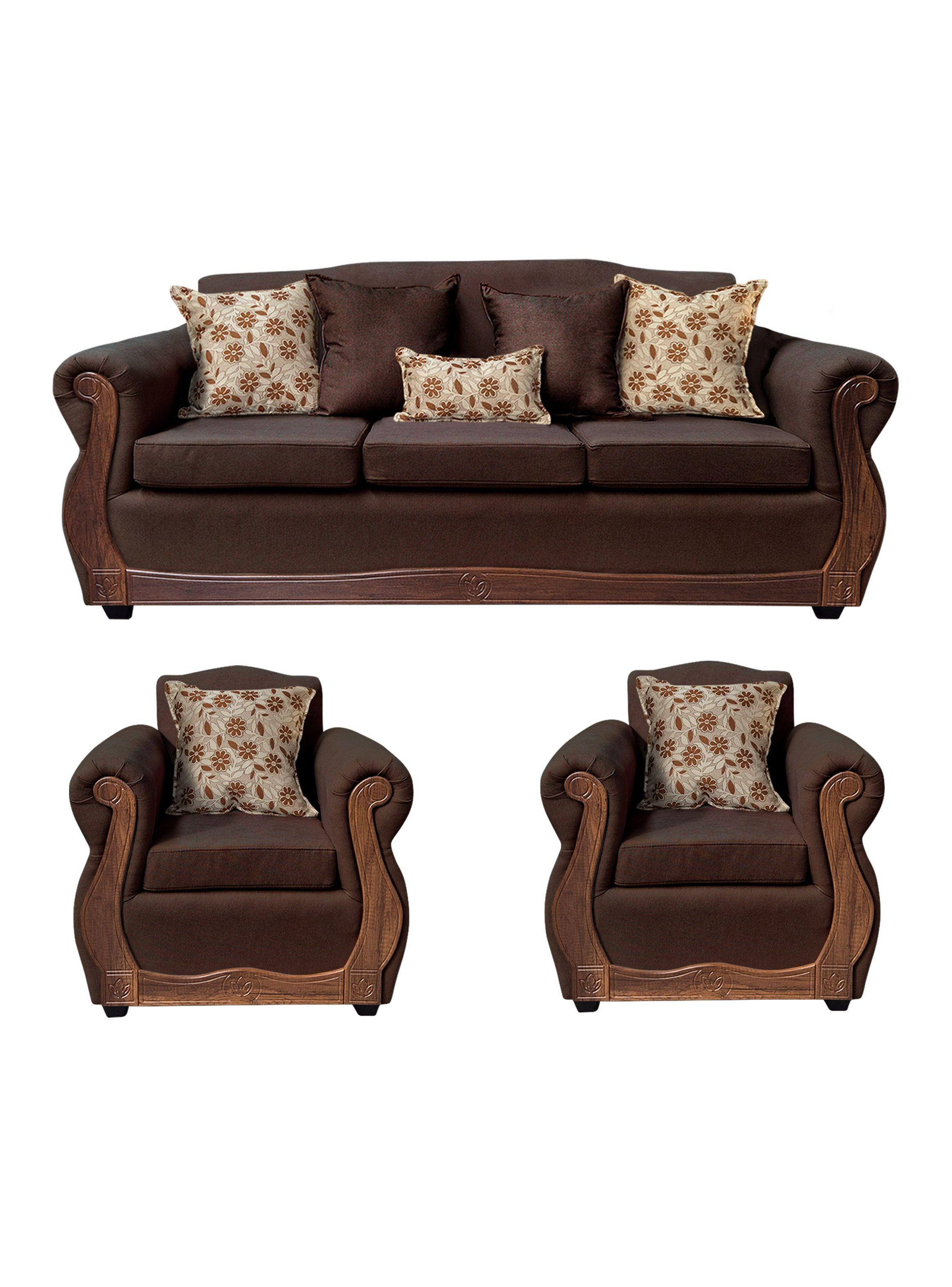 Living Con Resorte Estructural 6 Cuerpos 4+1+1 Gran Santi Chenille X-0
