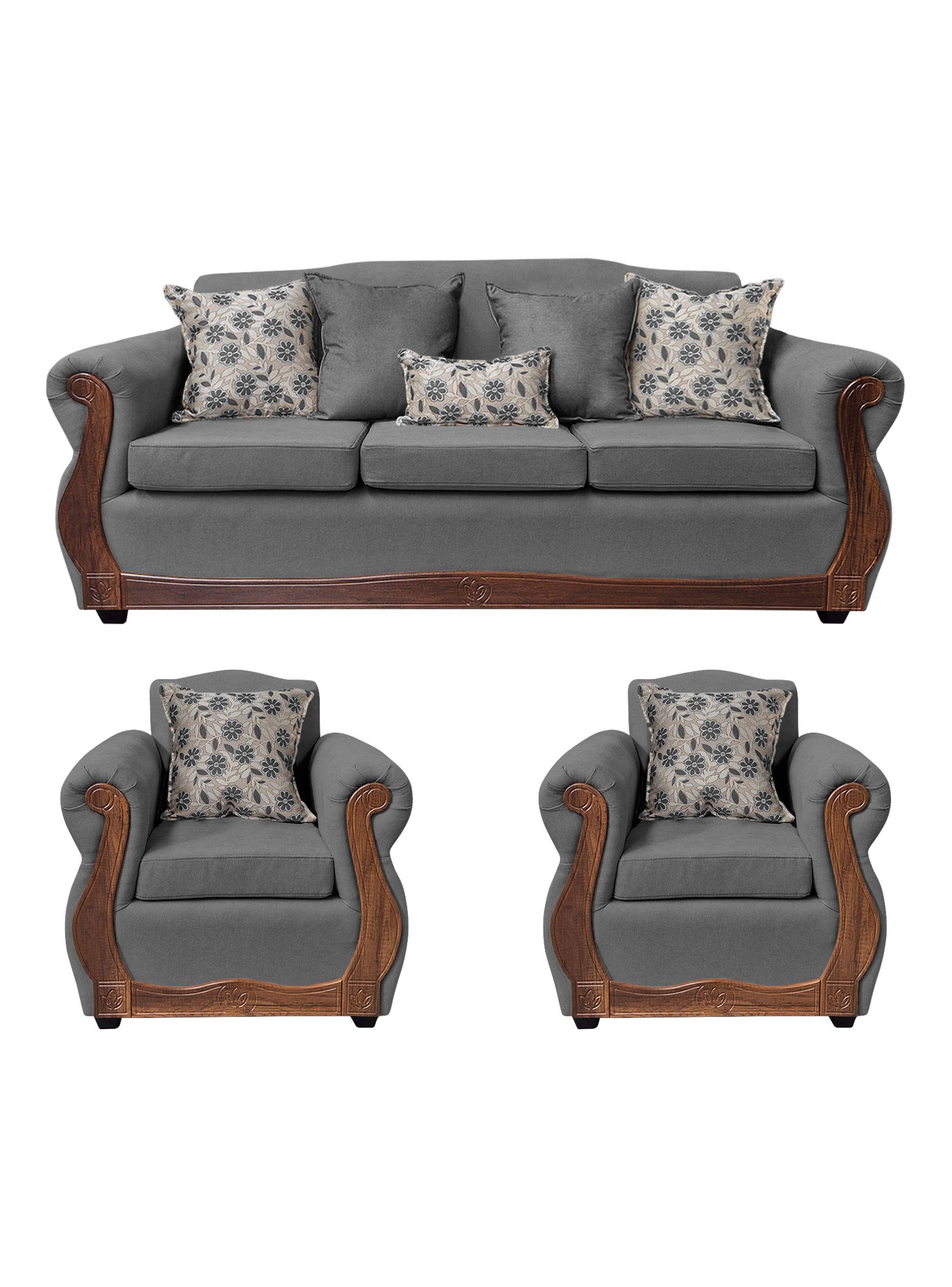 Living Con Resorte Estructural 6 Cuerpos 4+1+1 Gran Santi Chenille X-0