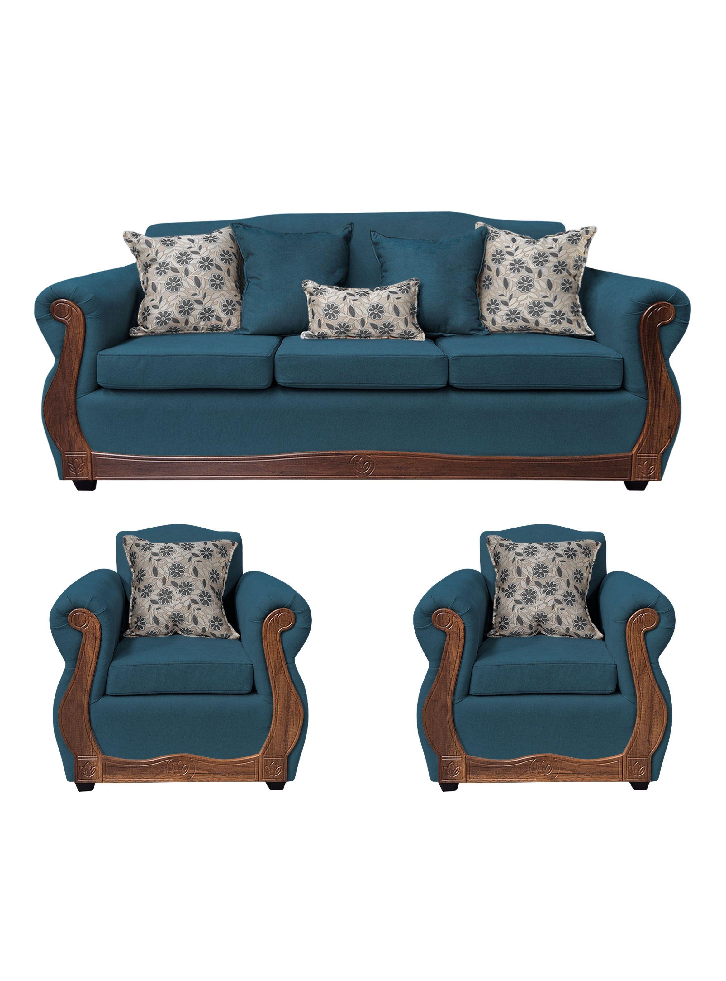 Living Con Resorte Estructural 6 Cuerpos 4+1+1 Gran Santi Chenille X-0