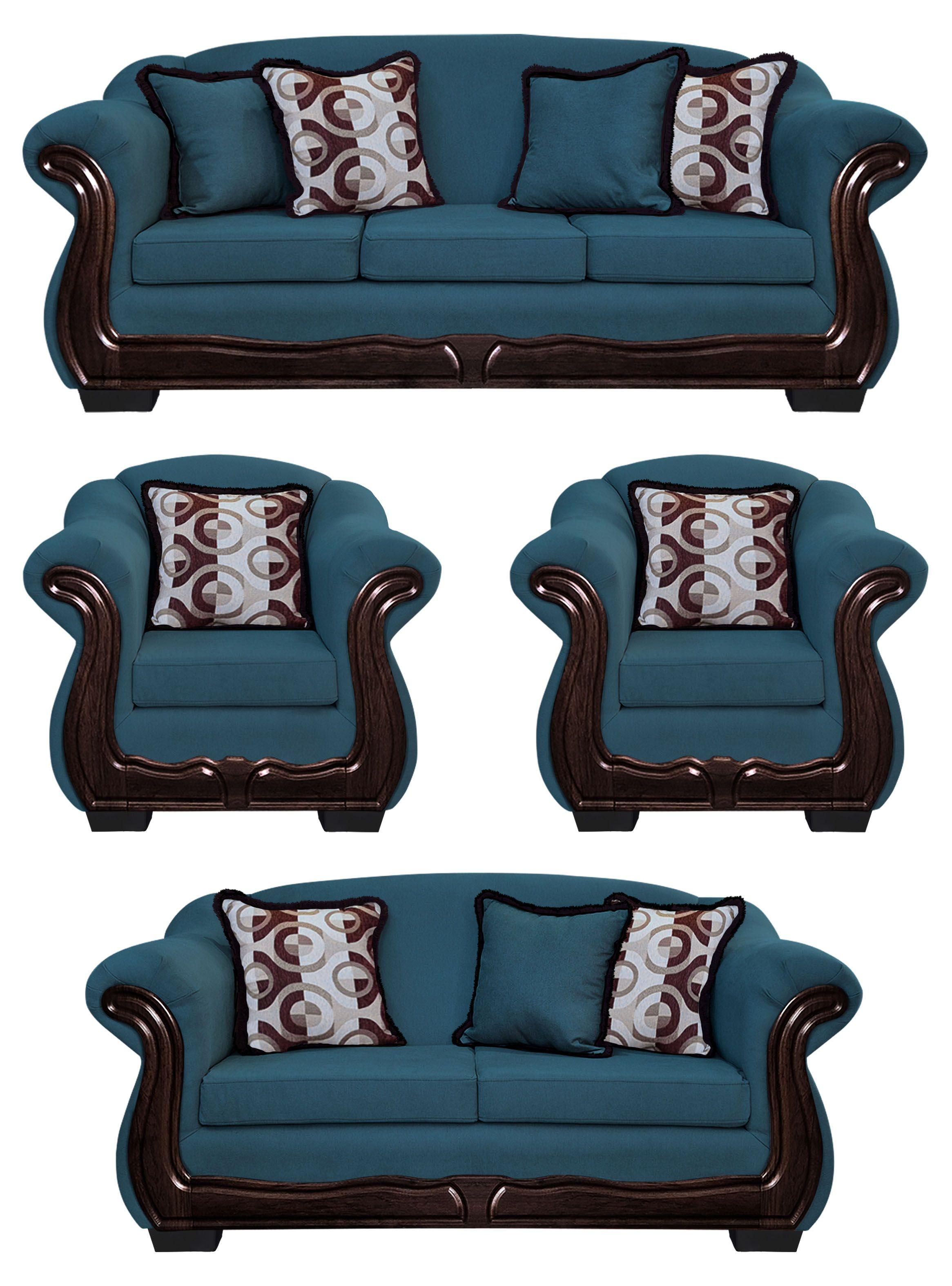 Living Con Resorte Estructural 9 Cuerpos Búfalo 4+3+1+1 Chenille -0