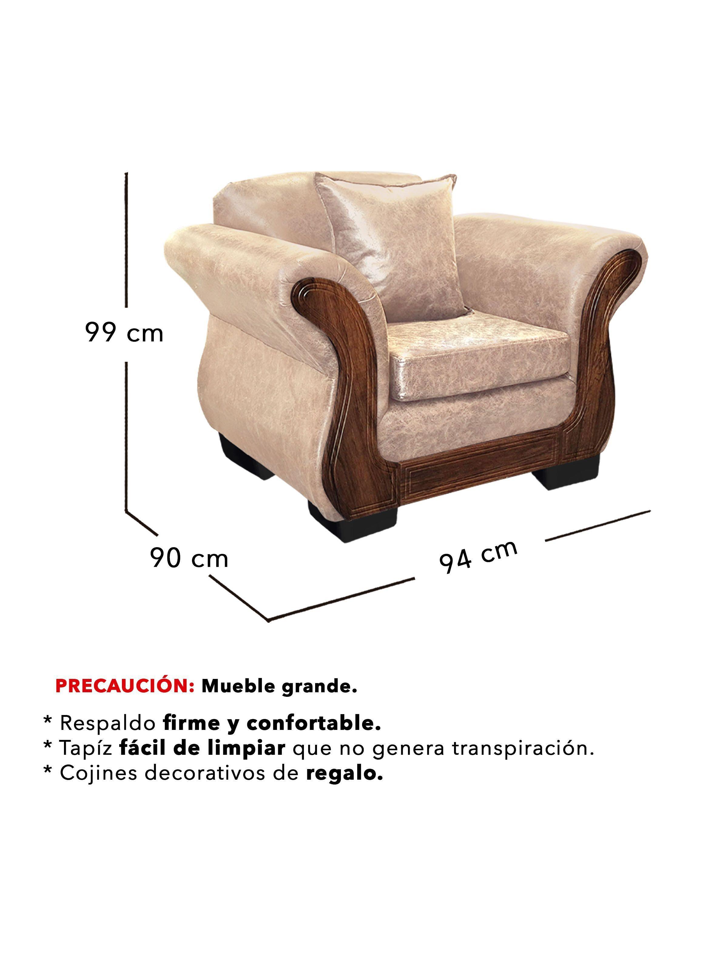 Living Con Resorte Estructural 9 Cuerpos 4+3+1+1 Finis Envejecido X-4