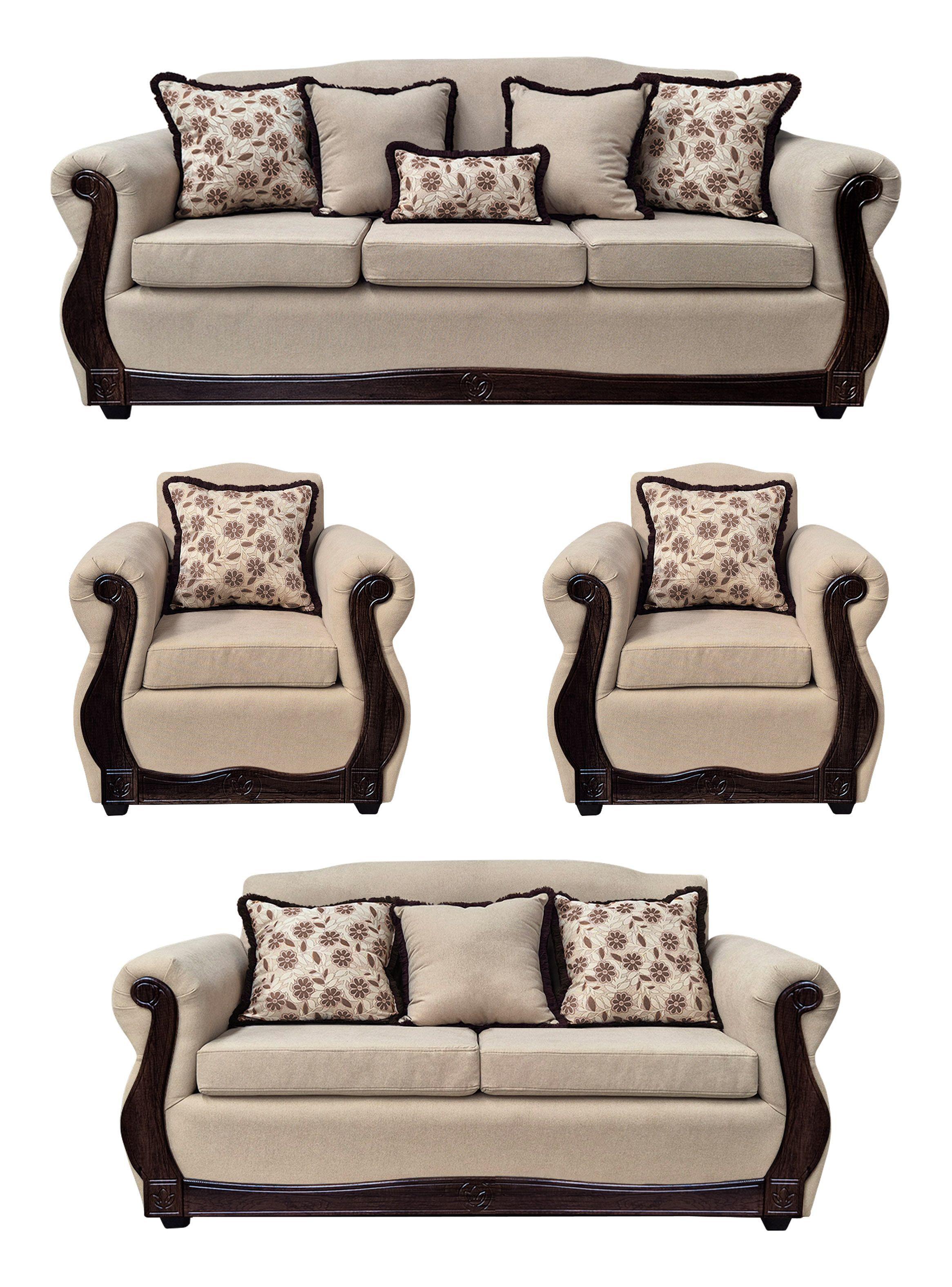 Living Con Resorte Estructural 9 Cuerpos 4+3+1+1 Gran Santi Chenille  -0