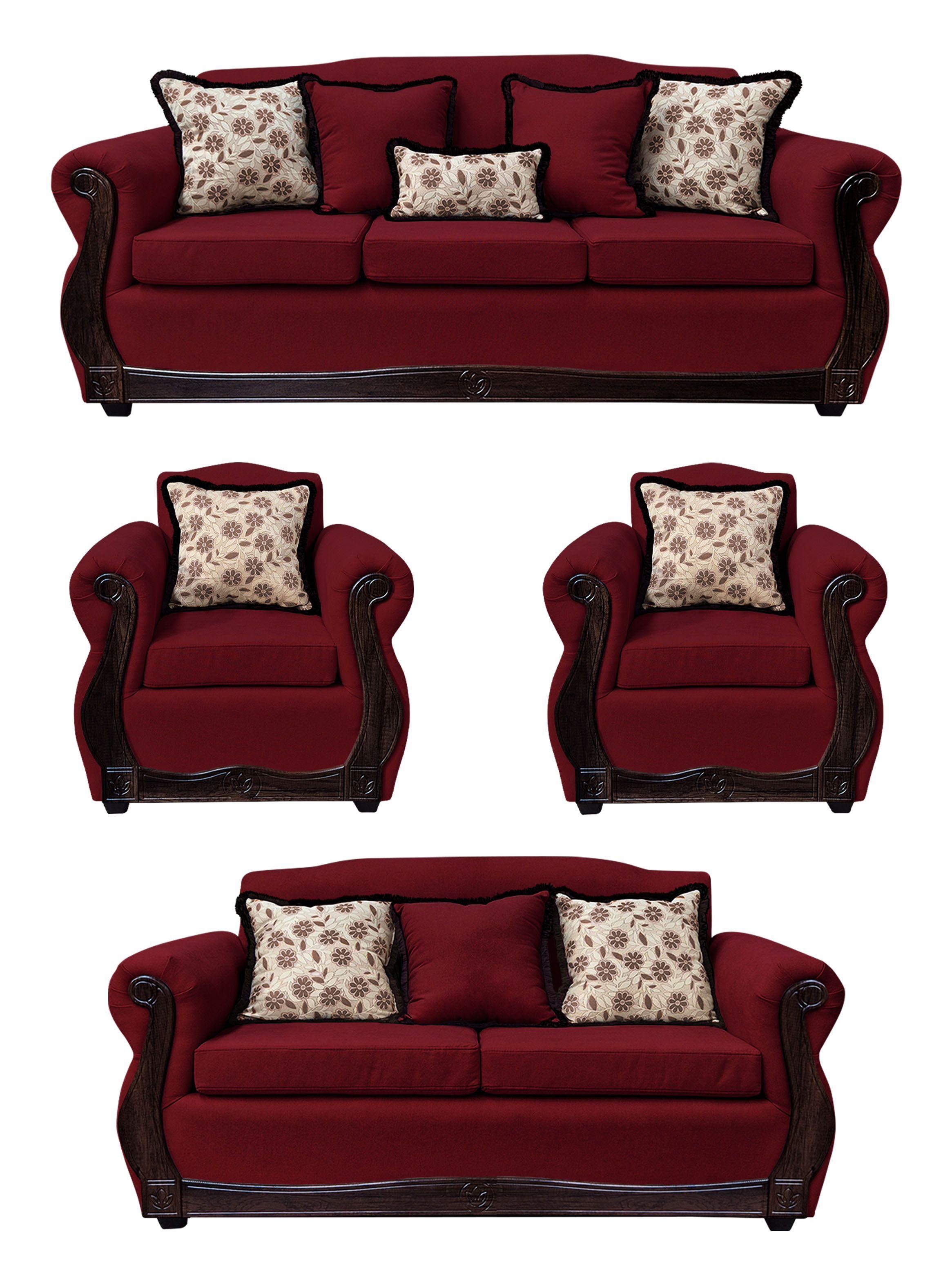 Living Con Resorte Estructural 9 Cuerpos 4+3+1+1 Gran Santi Chenille  -0