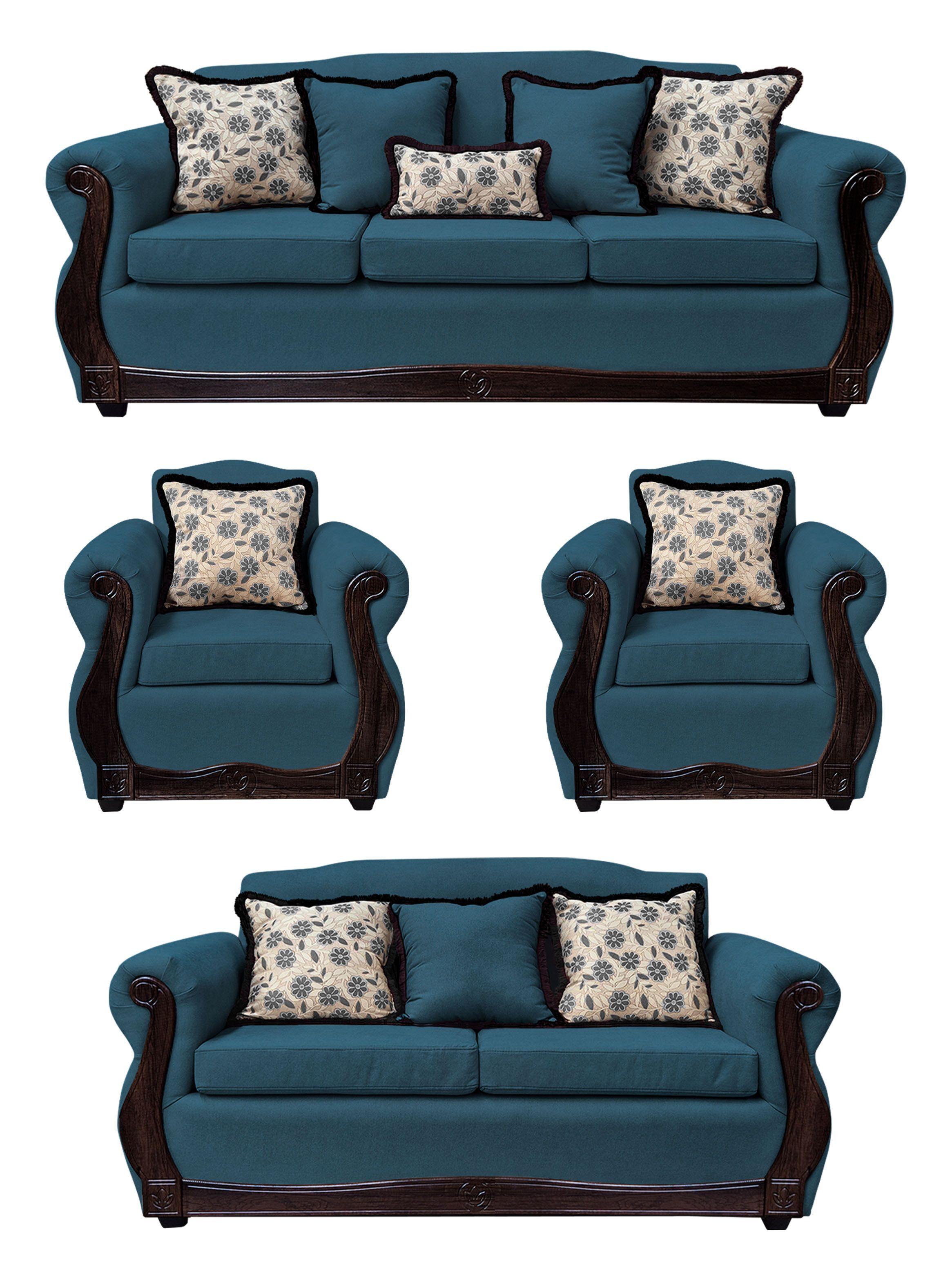 Living Con Resorte Estructural 9 Cuerpos 4+3+1+1 Gran Santi Chenille  -0